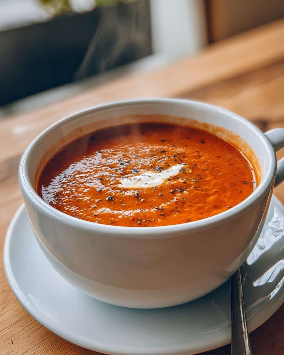 Creamy Tomato Soup from Scratch - detail 2