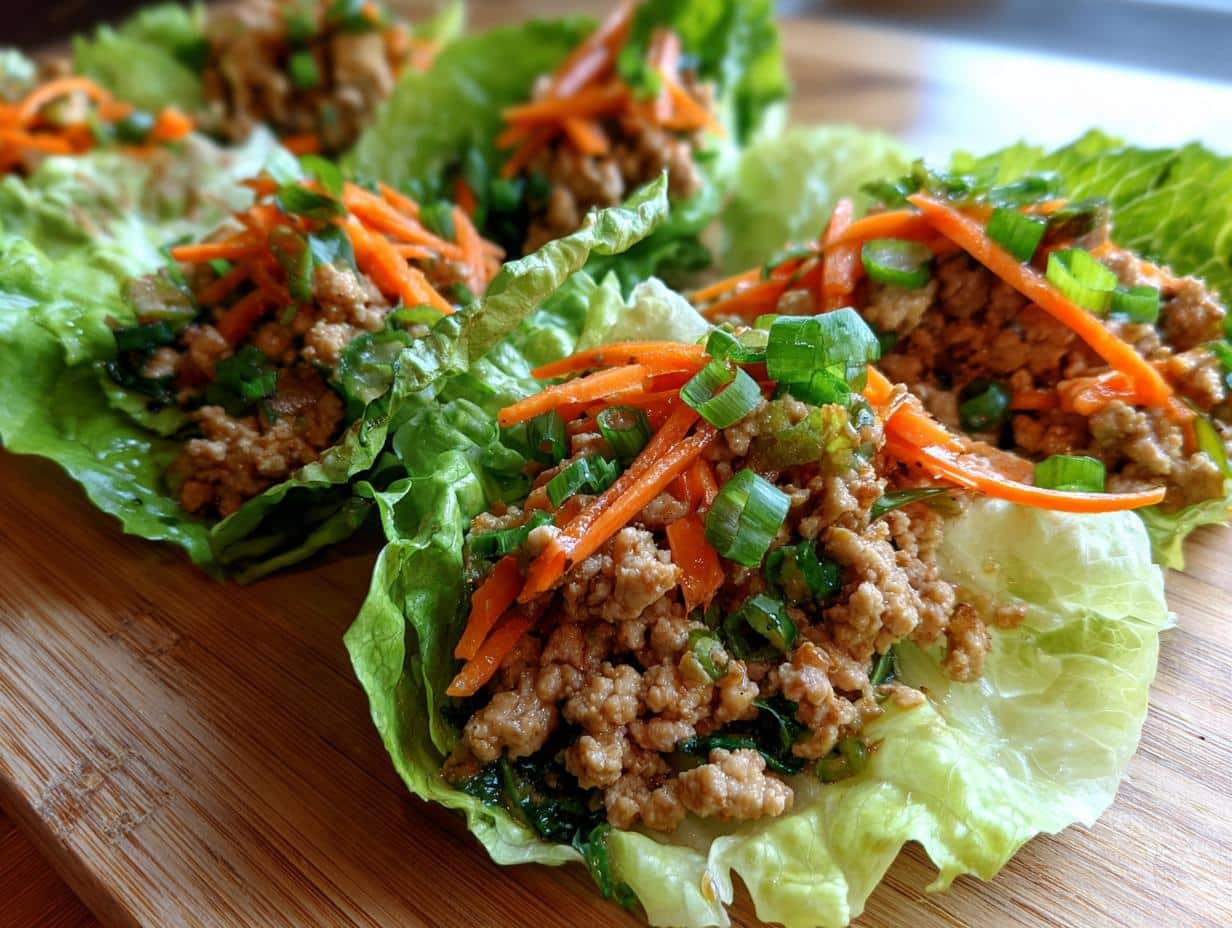 25-Minute Turkey Lettuce Wraps Packed with Savory Flavors 6 Turkey Lettuce Wraps
