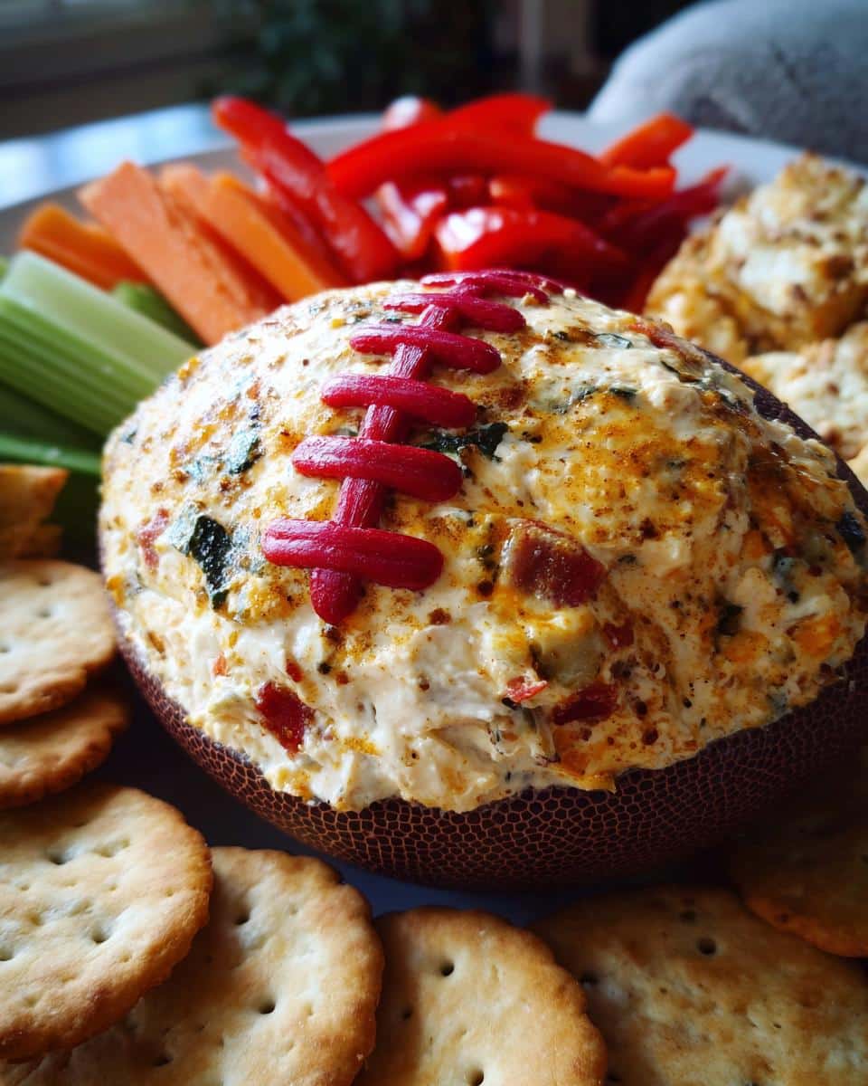 Best Football Themed Food: 1 Easy Dip 7 football themed food - detail 2