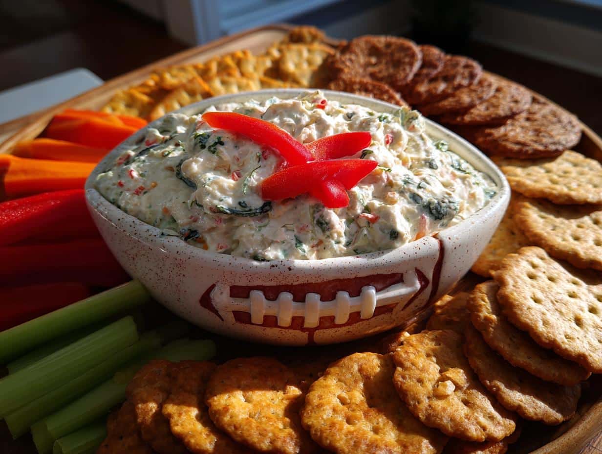Best Football Themed Food: 1 Easy Dip 5 football themed food