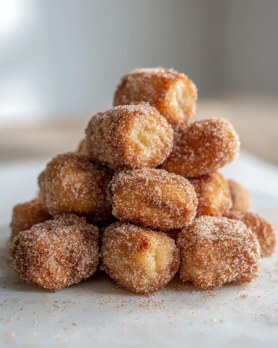 Cinnamon Sugar Churro Bites (Baked) - detail 2