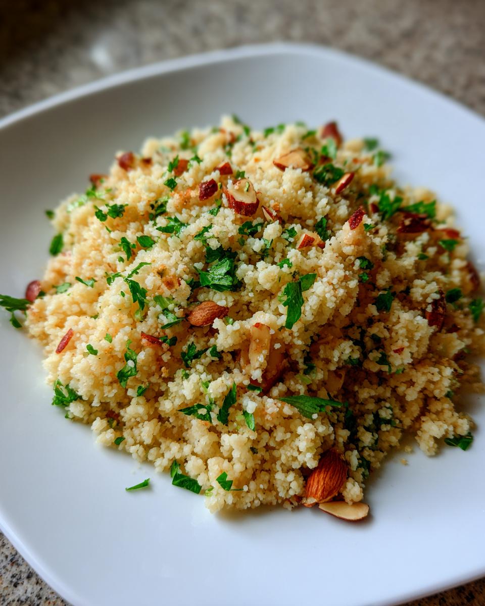 Amazing Herbed Couscous: Ready in Just 15 Minutes! 6 Herbed Couscous with Toasted Almonds - detail 2