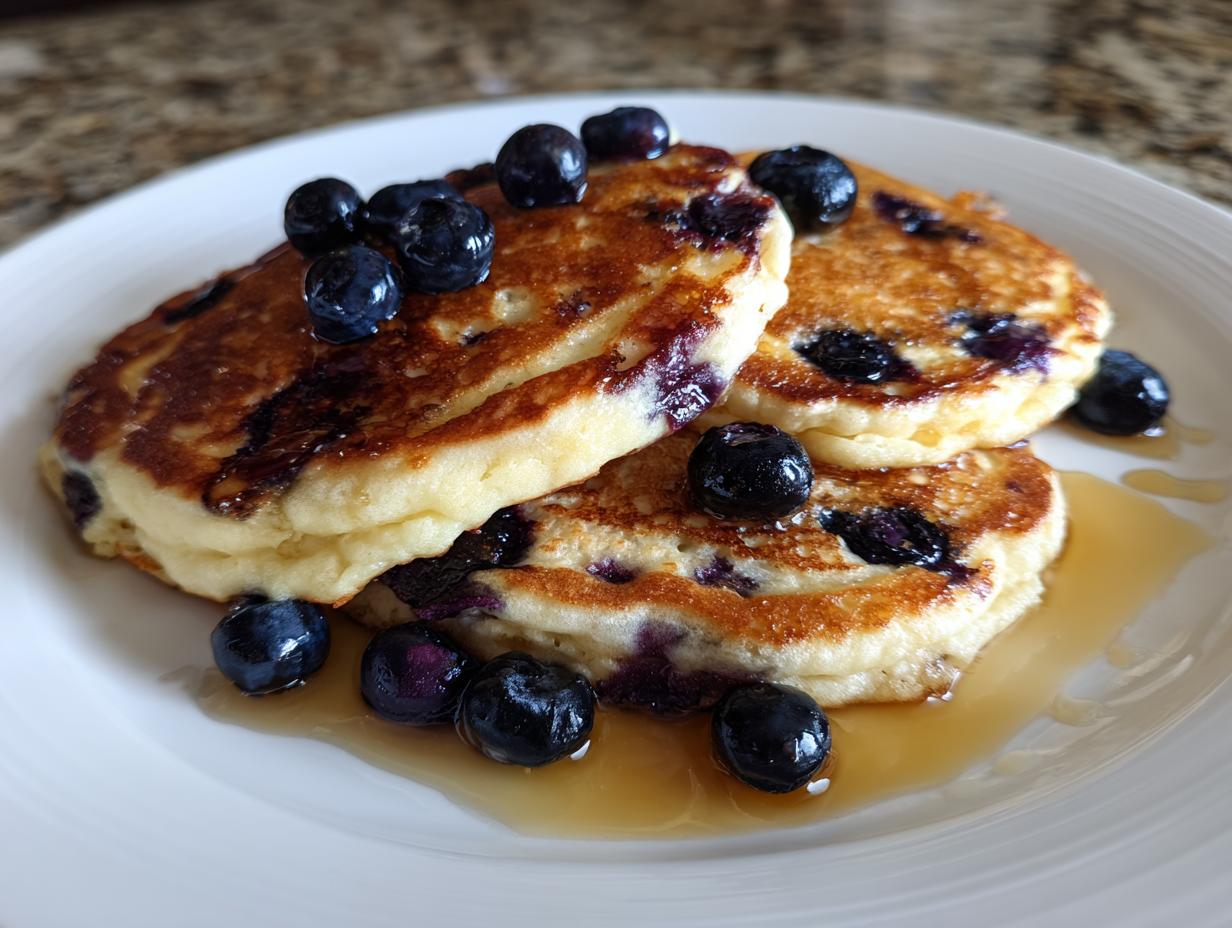 1 Recipe! Delicious Almond Flour Blueberry Pancakes (GF)