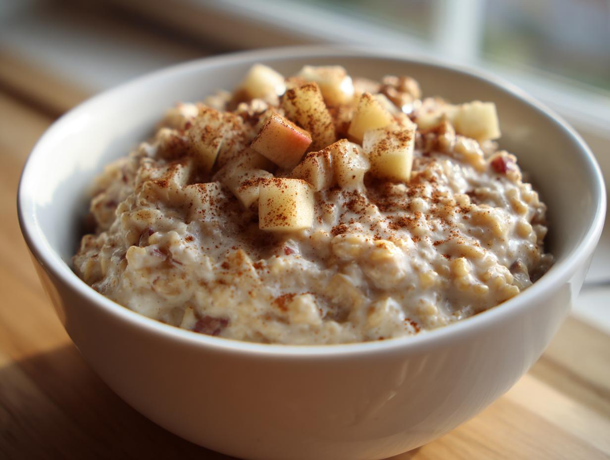 Easy Apple Cinnamon Oats (Instant Pot): 3 Minute Goodness!