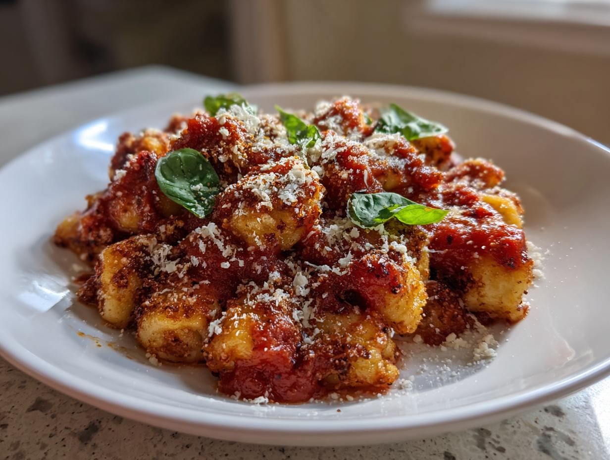 15-Min. Air Fryer Cauliflower Gnocchi with Marinara: Easy!