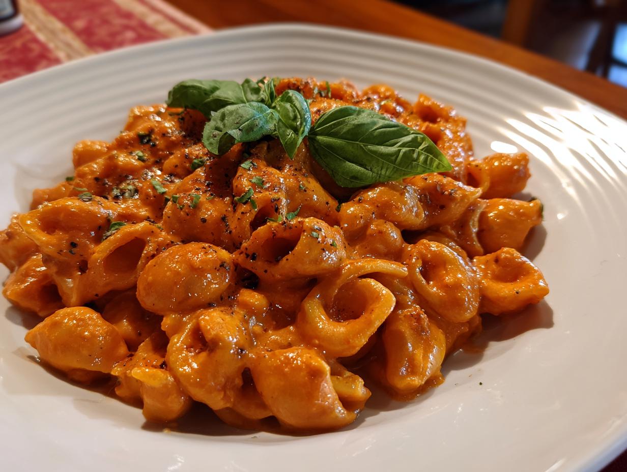 Creamy Roasted Red Pepper Pasta: Easy in 35 Mins!