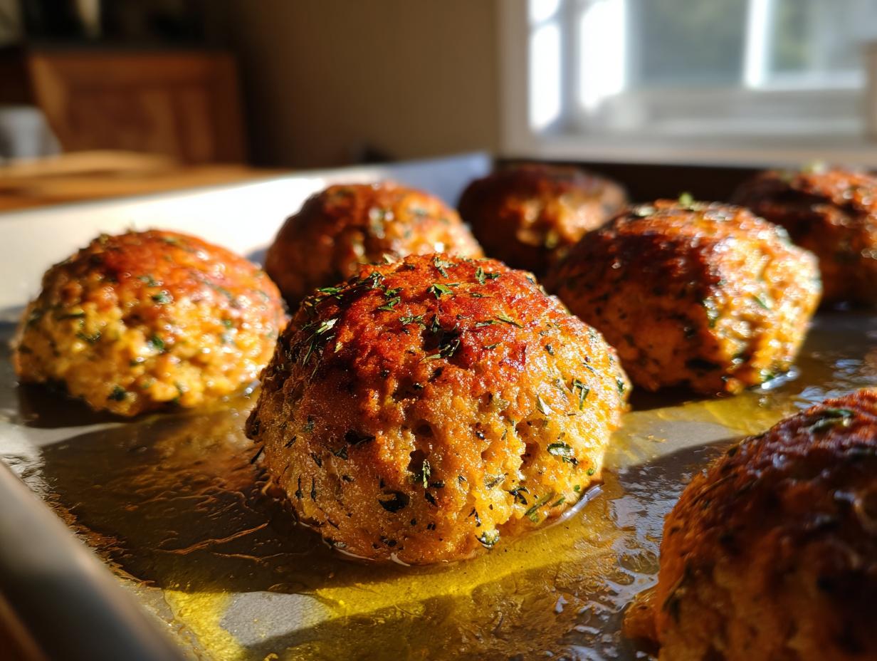 Easy 4-Step Crispy Baked Falafel (Sheet Pan) Recipe!
