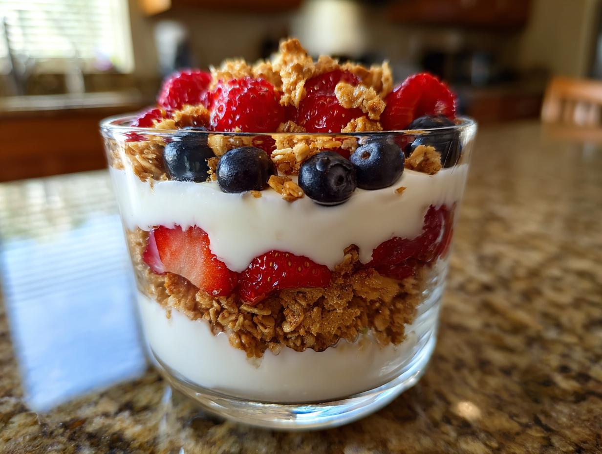 Granola Yogurt Parfaits: 5 Minutes of Heaven (Honey Nut)