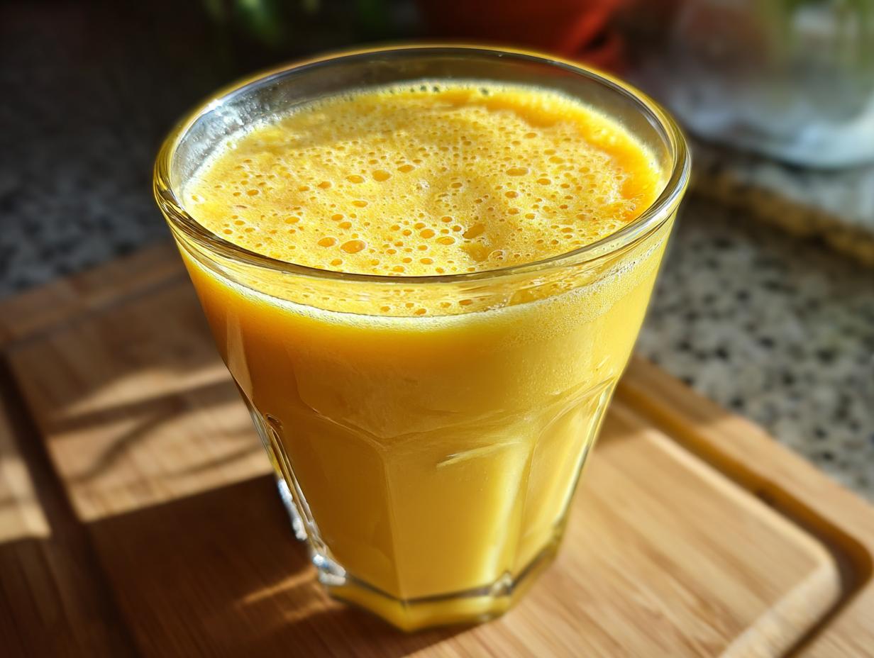 Amazing Mango Pineapple Smoothie (No Sugar) โ 1 Recipe