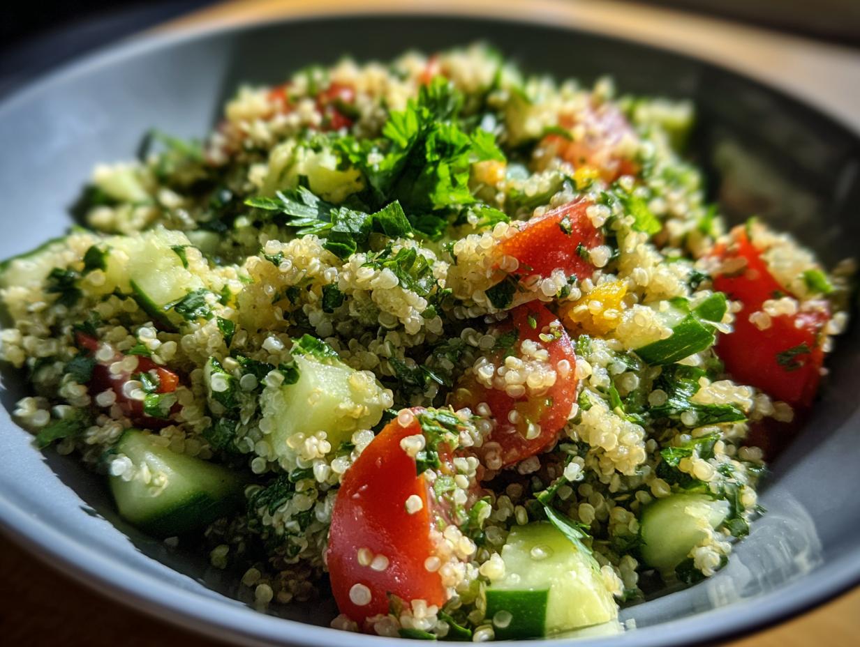 Delicious 30-Min <strong>Tabbouleh with Quinoa</strong> Recipe!