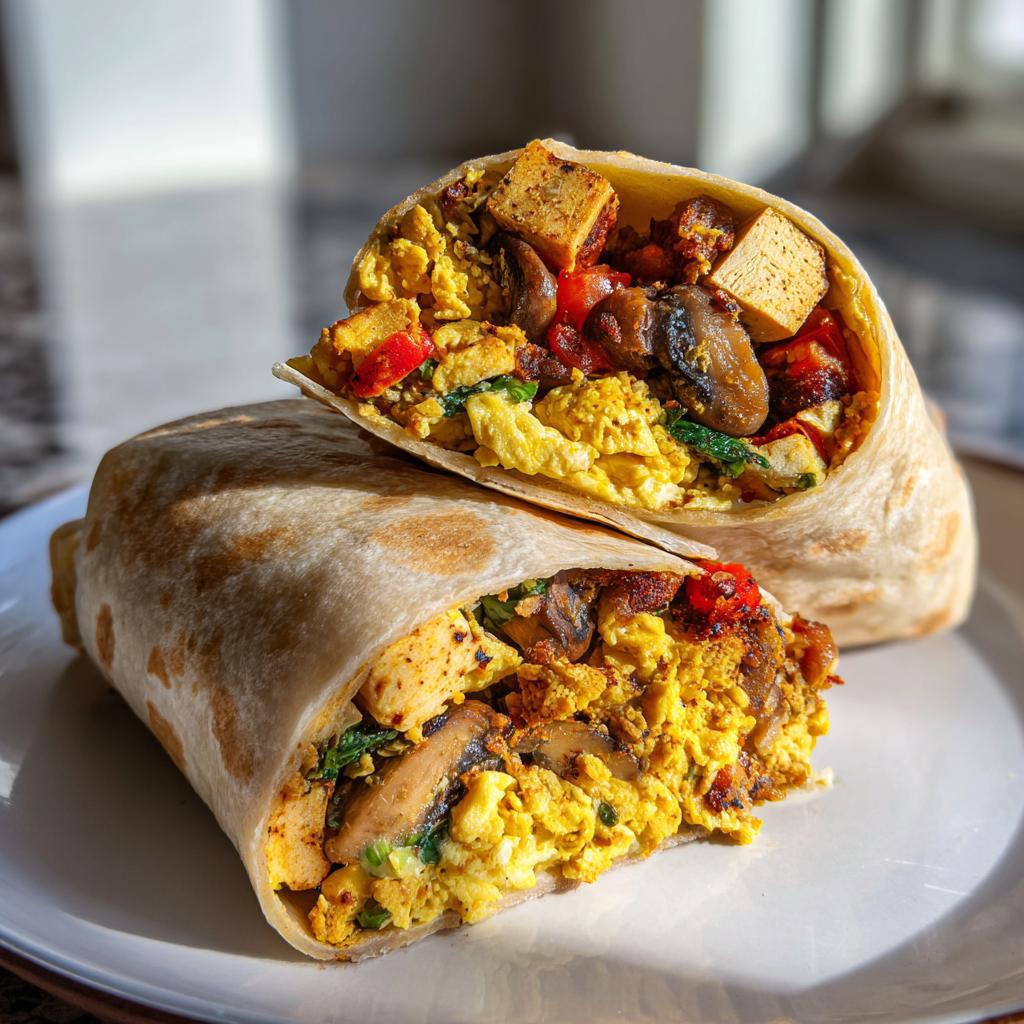 **Tofu Scramble Burritos: 1 Amazing Veggie Recipe**