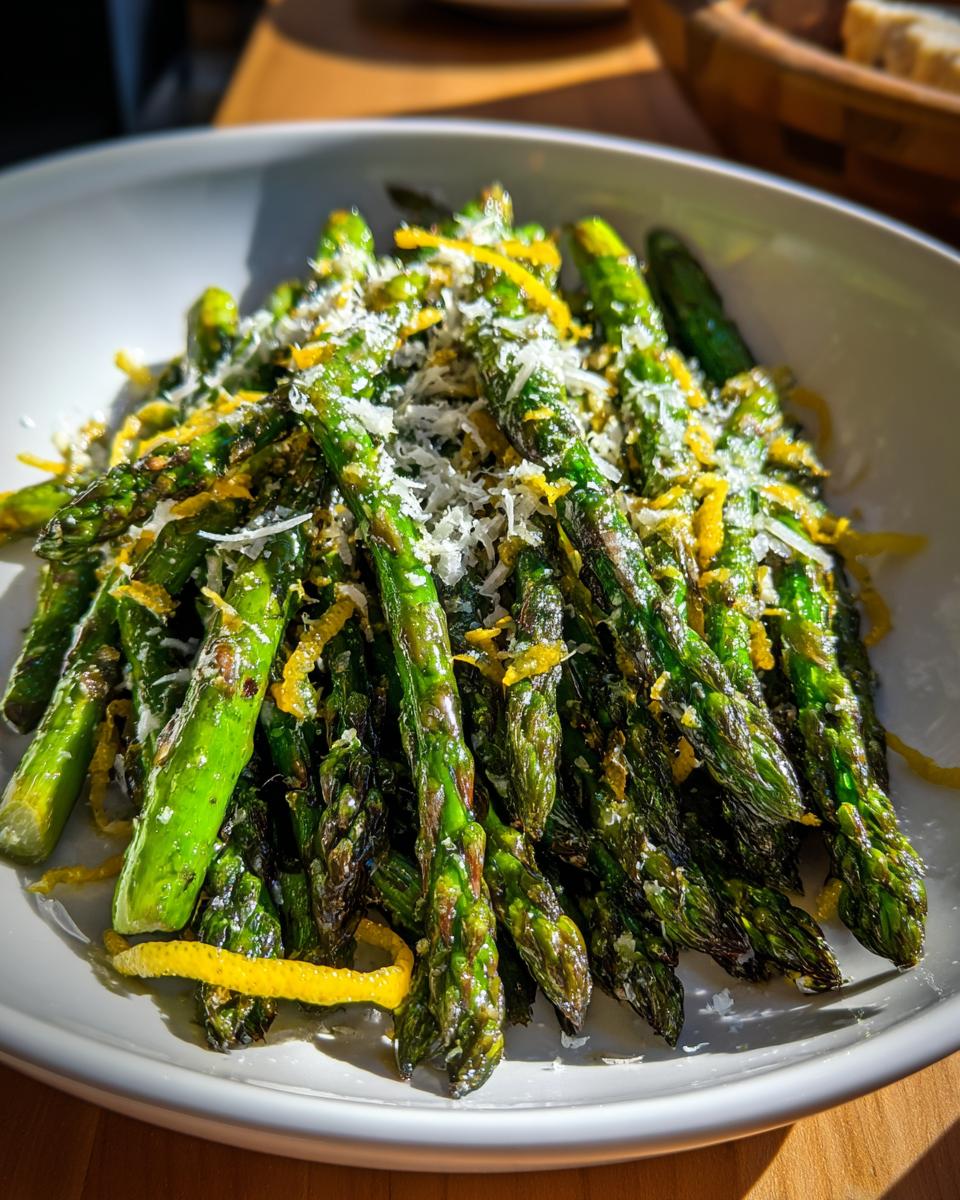 Roasted Asparagus with Lemon Parmesan - detail 1