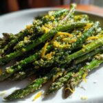 Roasted Asparagus with Lemon Parmesan