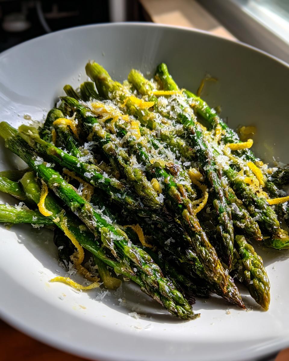 Roasted Asparagus with Lemon Parmesan - detail 2