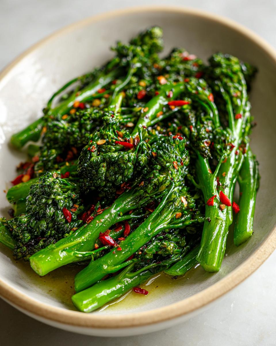 Roasted Broccolini: 1 Recipe to Delight! 5 Roasted Broccolini with Chili Flakes - detail 1