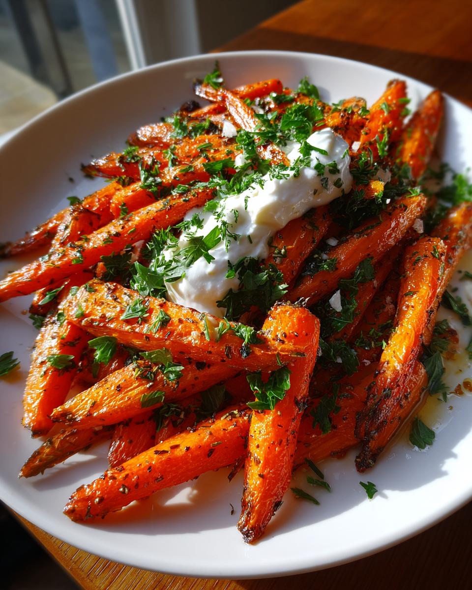 1 Recipe: Amazing Roasted Carrots with Za’atar & Yogurt 7 Roasted Carrots with Za’atar and Yogurt - detail 2