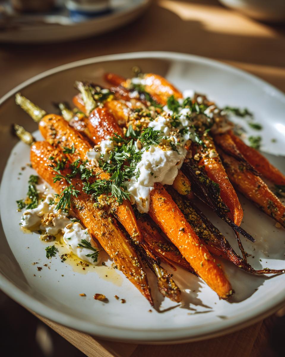 1 Recipe: Amazing Roasted Carrots with Za’atar & Yogurt 8 Roasted Carrots with Za’atar and Yogurt - detail 3