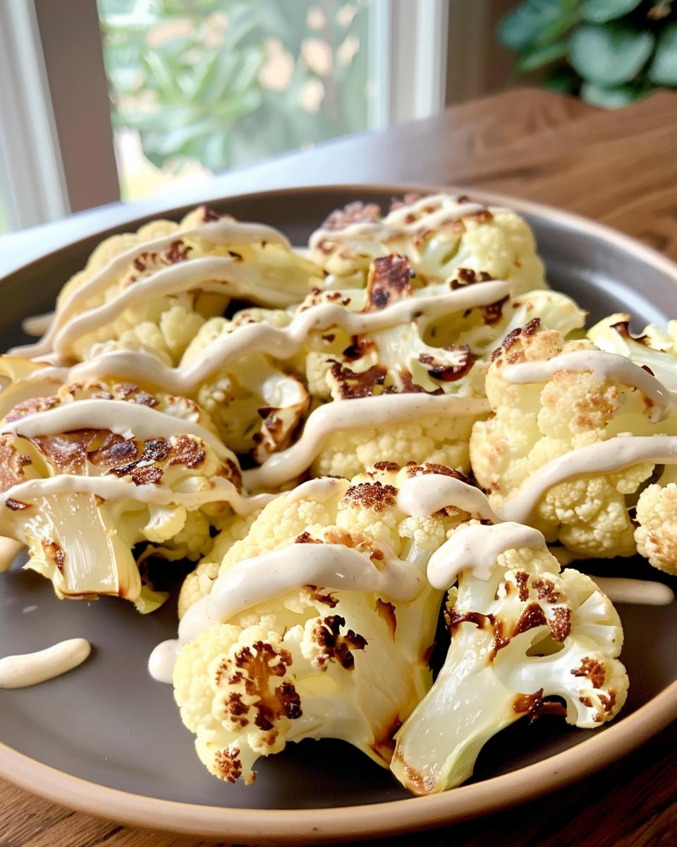 Roasted Cauliflower with Garlic Tahini - detail 3