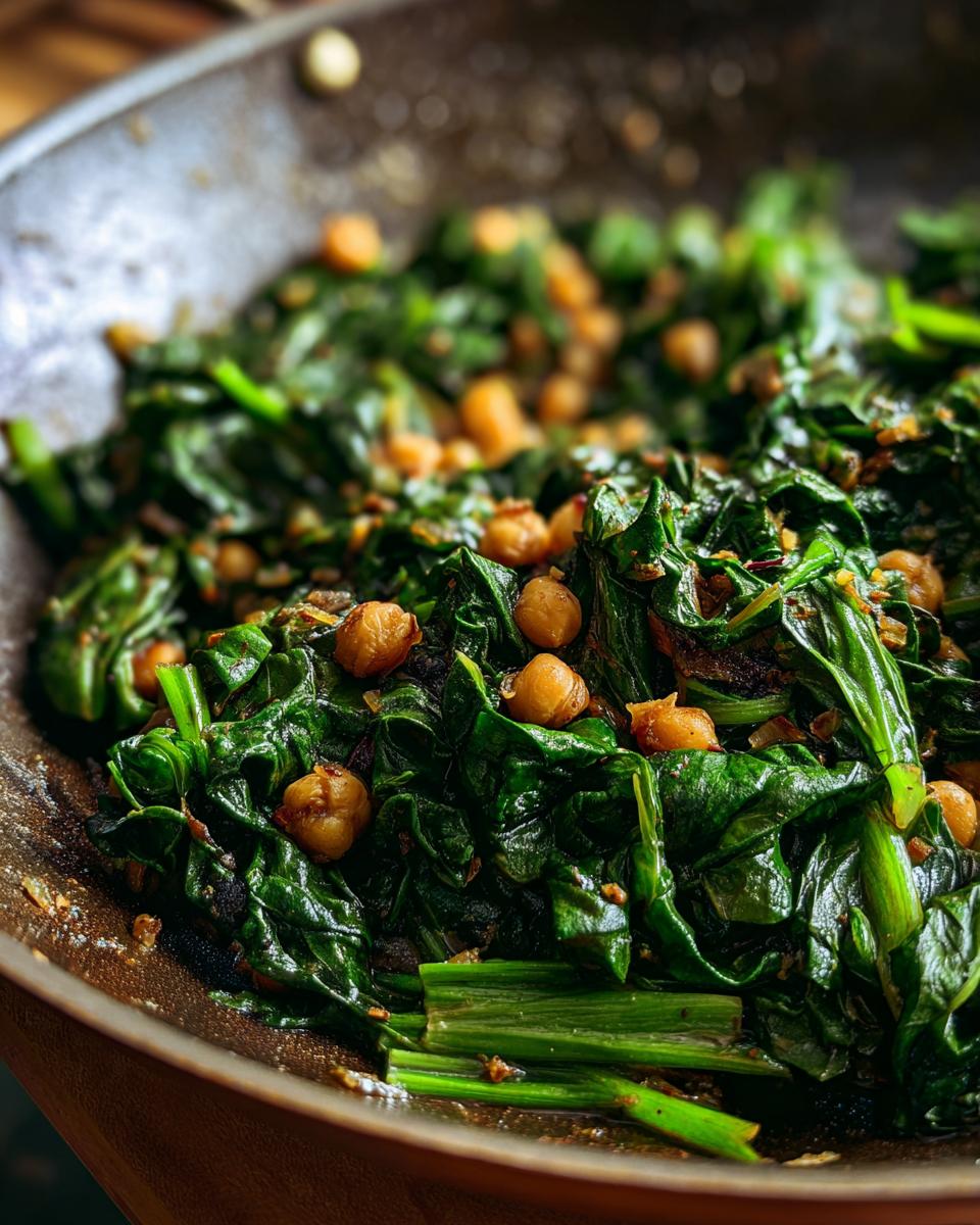Sautéed Swiss Chard: Beating 25-Minute Boredom! 6 Sautéed Swiss Chard with Garlic Chickpeas - detail 2