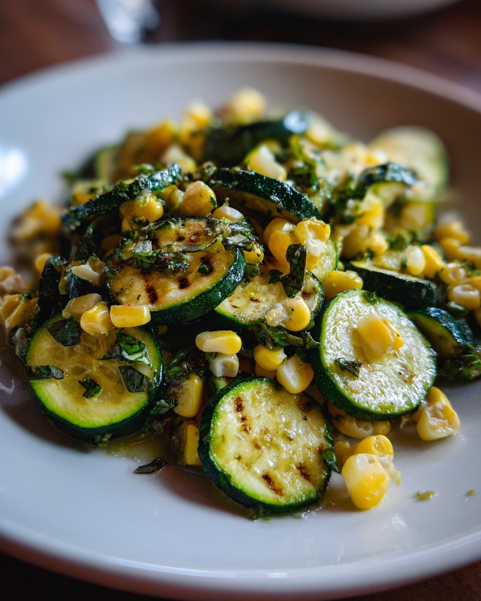 Sautéed Zucchini & Corn: One Dish, Big Flavor! 8 Sautéed Zucchini and Corn (Herb) - detail 3