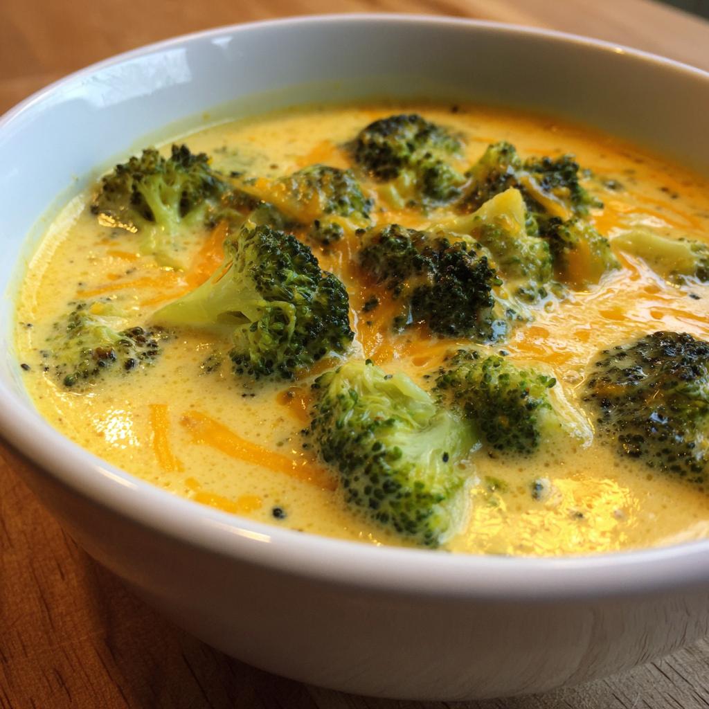 1 Hour Lunch: The BEST Broccoli Cheddar Soup