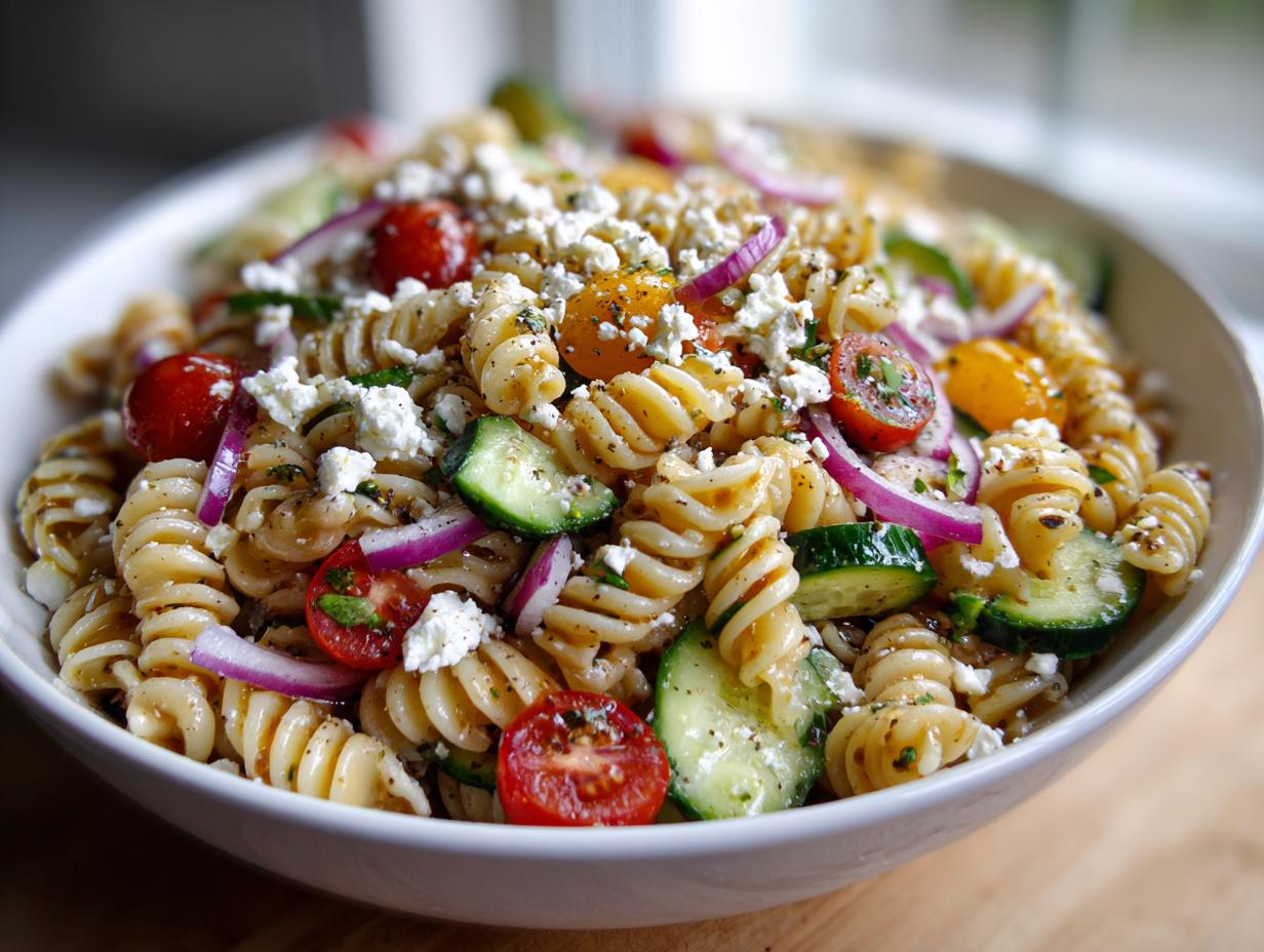 Delicious Cozy Pasta Salad Lunch in 30 Minutes!