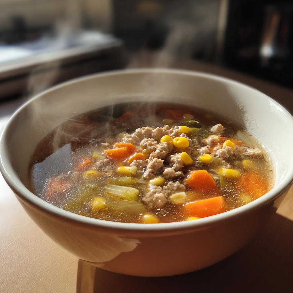 1 Turkey Vegetable Soup: 1 Hour for a Yummy Lunch