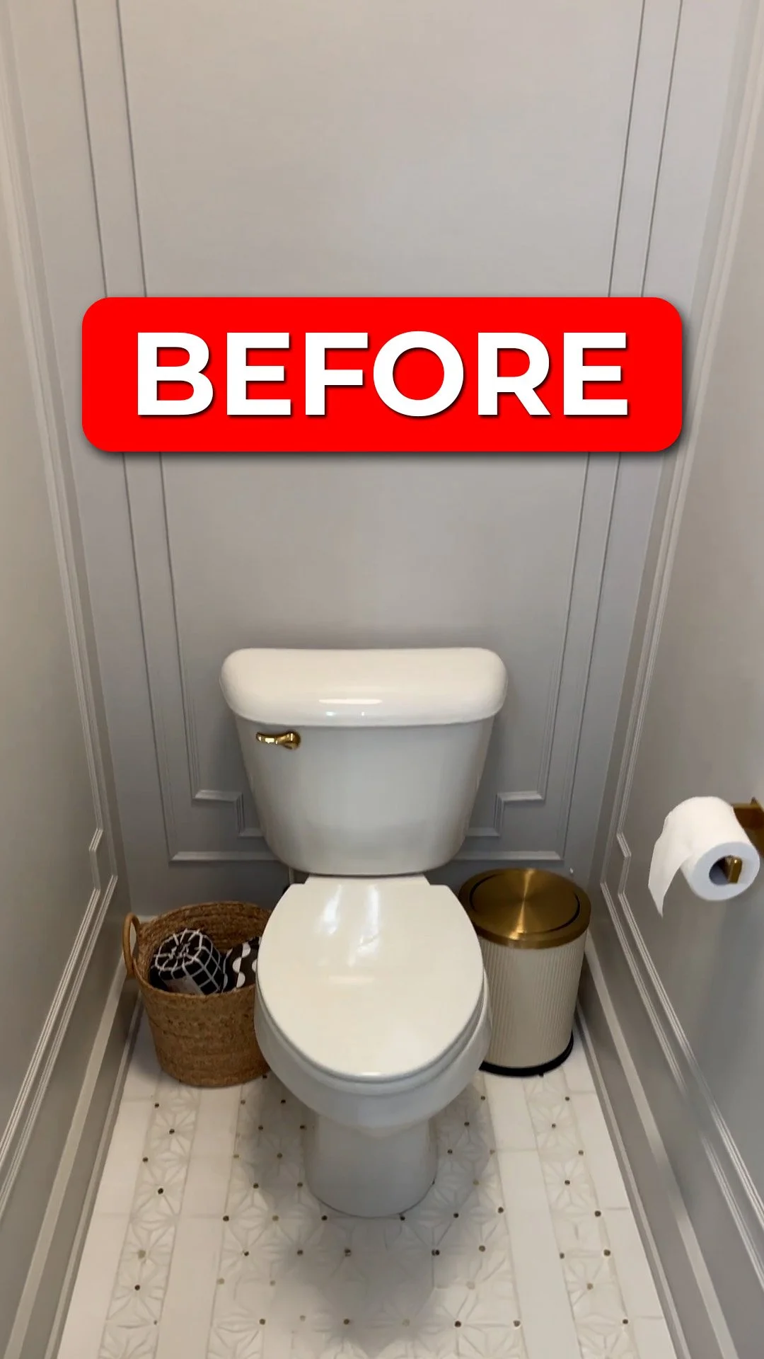 Behind-the-Toilet Storage Trick for Small Bathrooms