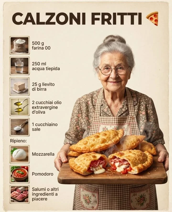 Calzoni Fritti 1 Calzoni fritti croccanti ripieni di ingredienti freschi e saporiti