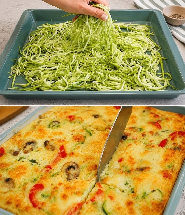 Cena a base di Zucchine Grattugiate 1 Piatto di zucchine grattugiate preparato per una cena sana e gustosa