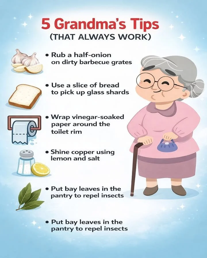 Classic Grandma Tips That Always Work 1 A collection of classic grandma tips for everyday life and practical advice.