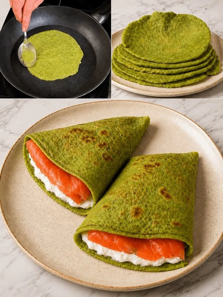 Crepes salate all’acqua: ricetta semplice 1 Crepes salate all'acqua pronte da servire con ripieno gustoso