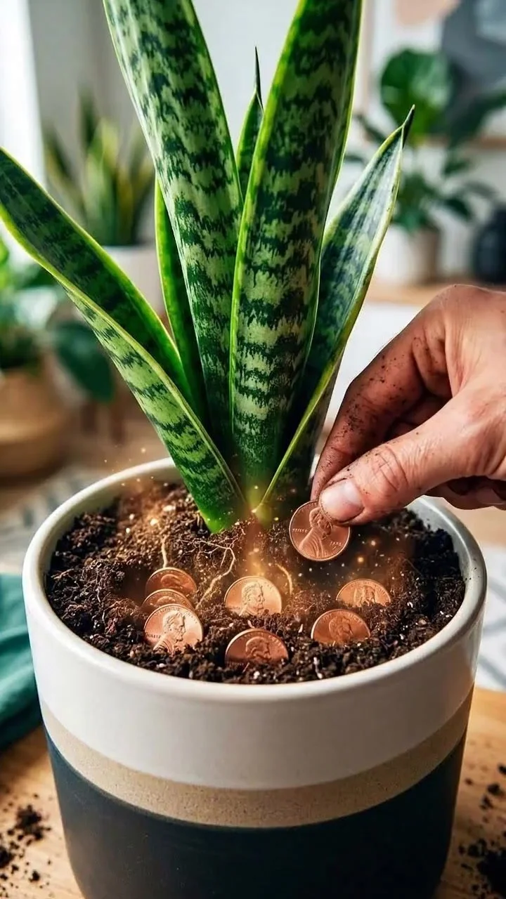 Does burying pennies in snake plant soil help your plant? 1 Burying pennies in snake plant soil for better growth and care