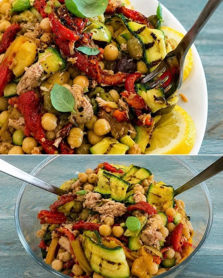 Insalata Completa: Ricetta facile e gustosa 1 Insalata completa - ricetta facile e gustosa con ingredienti freschi.