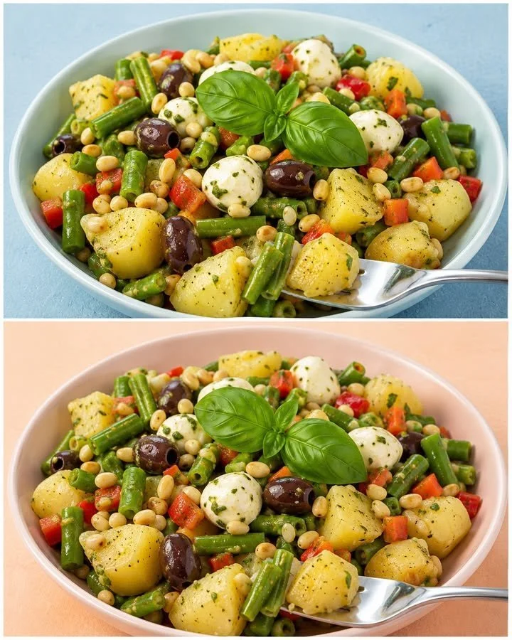 Insalata Fresca 1 Un'insalata fresca con verdure colorate e ingredienti stagionali.