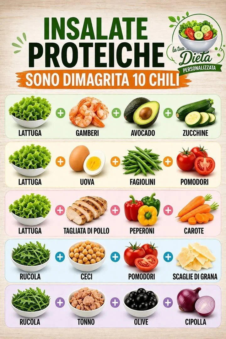 Insalate proteiche 1 Insalate proteiche deliziose e nutrienti per pasti sani