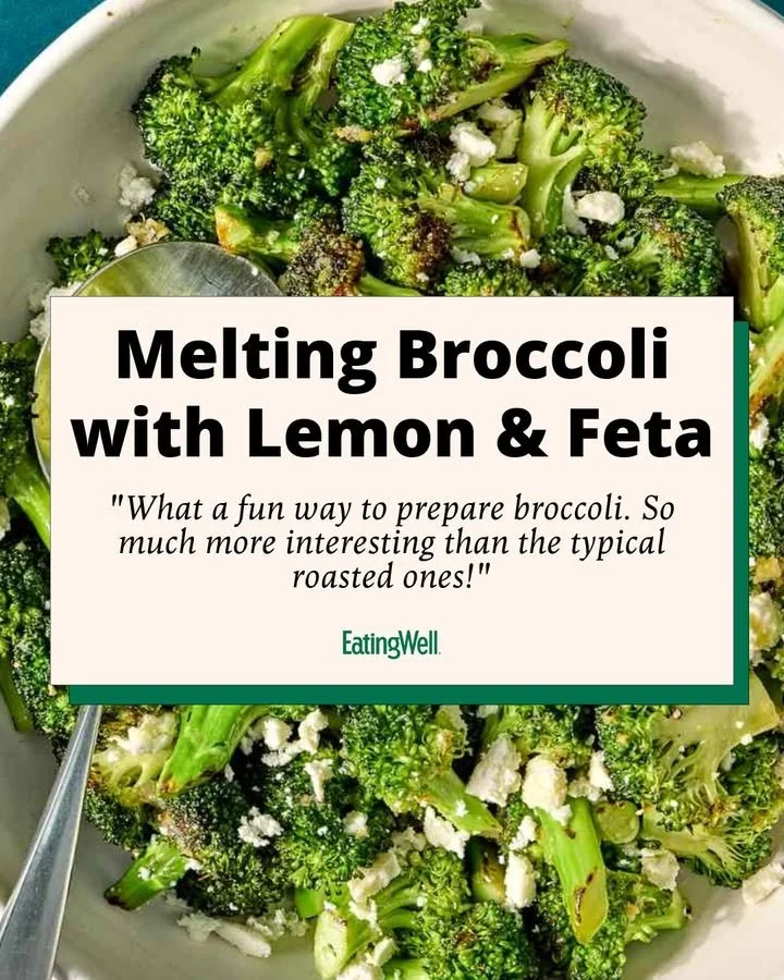 Melting Broccoli: Roasted to Tender, Caramelized Edges 1 Plate of melting broccoli with tender texture and caramelized edges from roasting