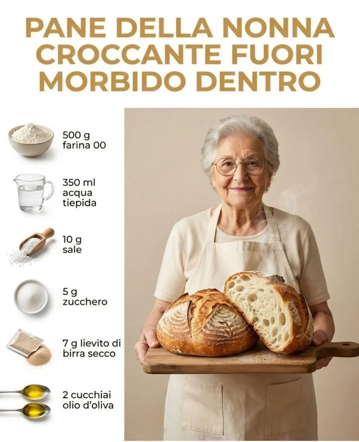 Pane fatto in casa: ricetta tradizionale della nonna 1 Pane fatto in casa secondo la ricetta tradizionale della nonna