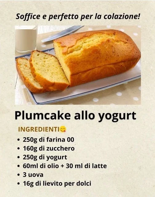 Plumcake soffice: ricetta facile