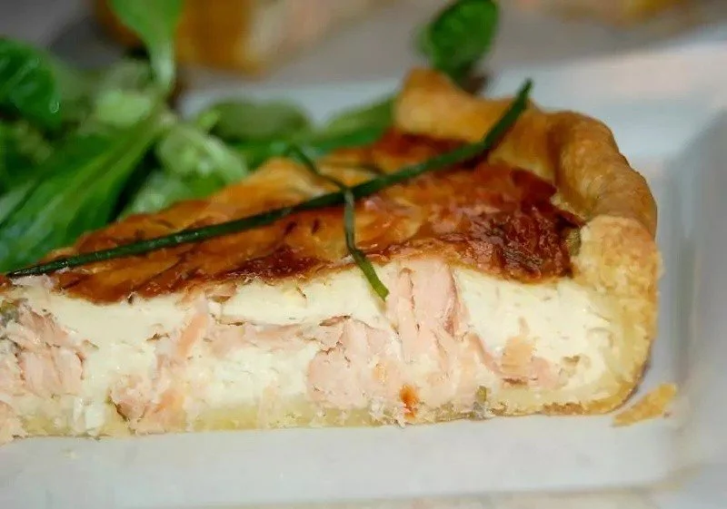 Quiche al salmone