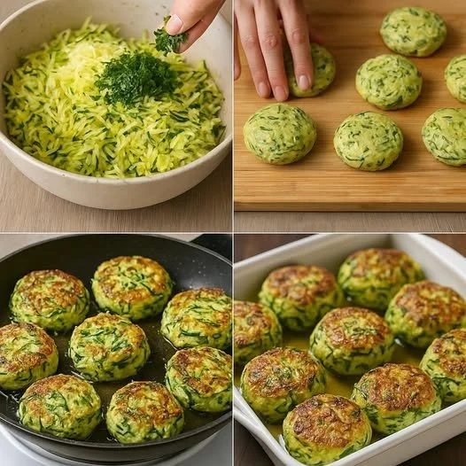 Ricetta polpette di zucchine al forno 1 Deliziose polpette di zucchine al forno pronte da essere servite