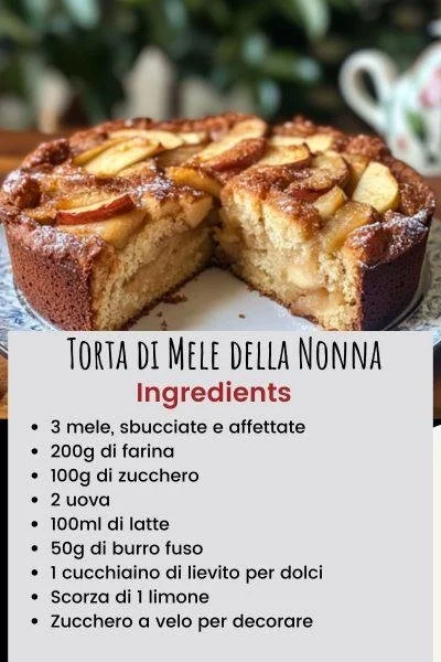 Torta di Mele: Ricetta della Nonna Tradizionale