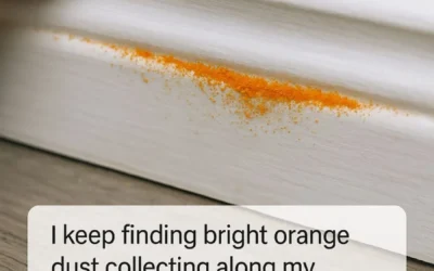 Finding Bright Orange Dust Along Your Baseboards? Here’s What It Could Mean