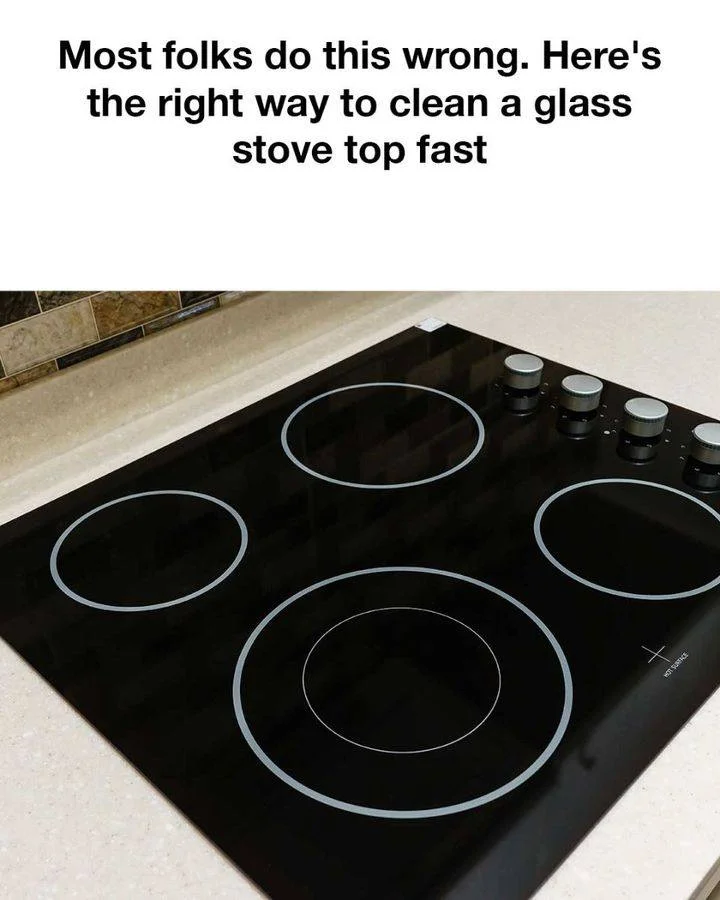 Most People Clean a Glass Stovetop the Wrong Way—Here’s What to Do Instead