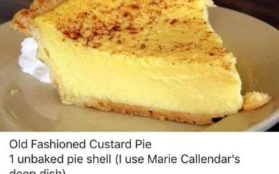 Old-Fashioned Custard Pie Recipe: A Simple, Creamy Classic That Still Gets It Right