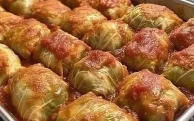 Stuffed Cabbage Rolls Recipe: Tender Cabbage, Savory Beef, and Rich Tomato Sauce