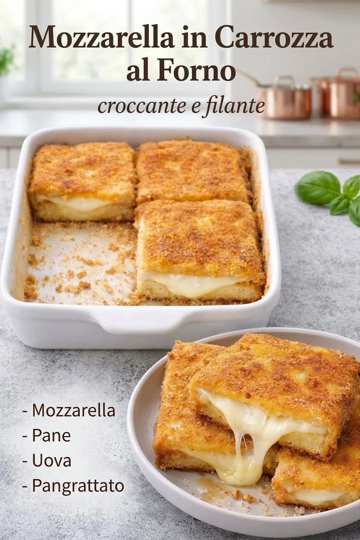 Carrozza di Mozzarella al Forno: Ricetta Facile