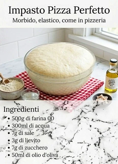 Impasto Pizza Casalinga: Il Segreto per una Pizza Morbida e Croccante 🍕✨