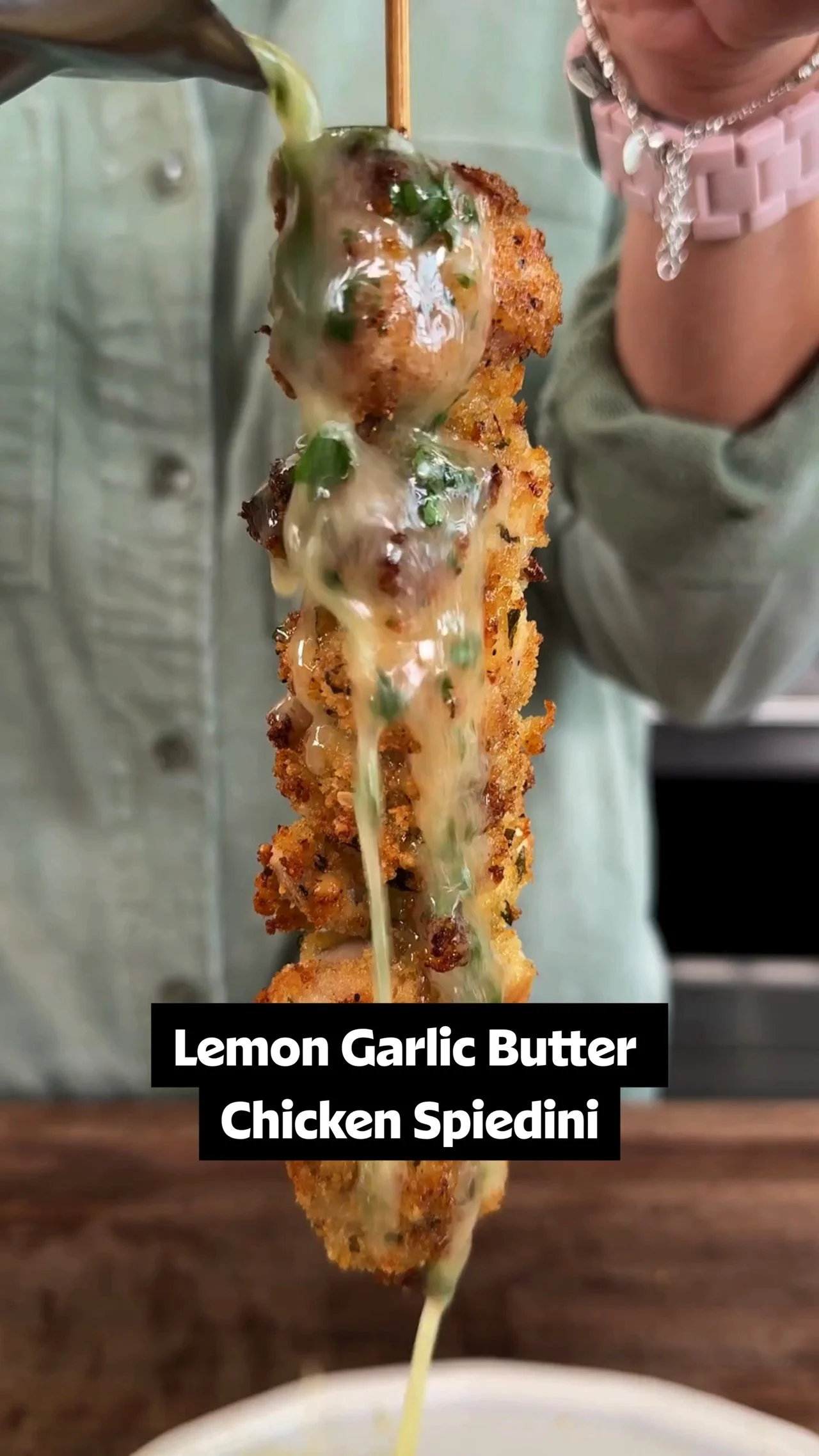 Lemon Garlic Butter Chicken Spiedini