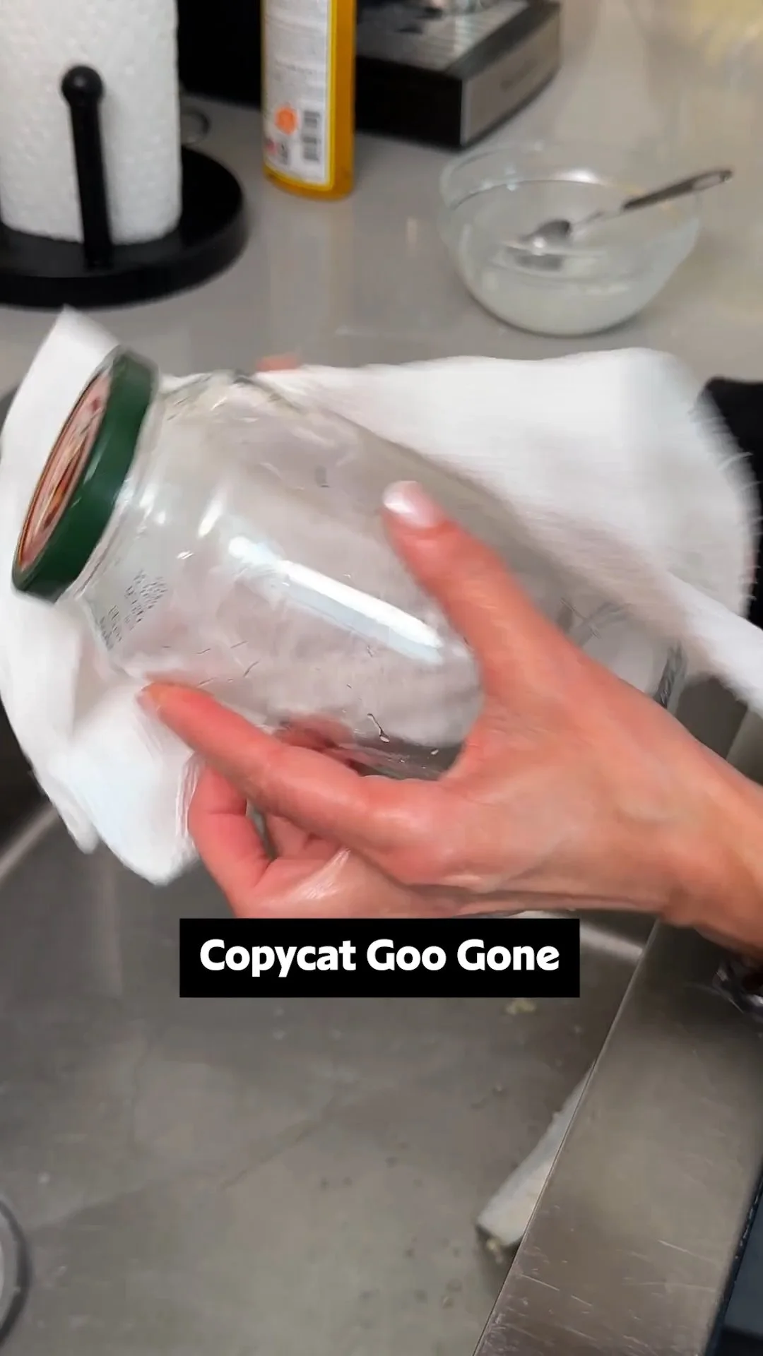 Non-Toxic Solution to Remove Jar Labels